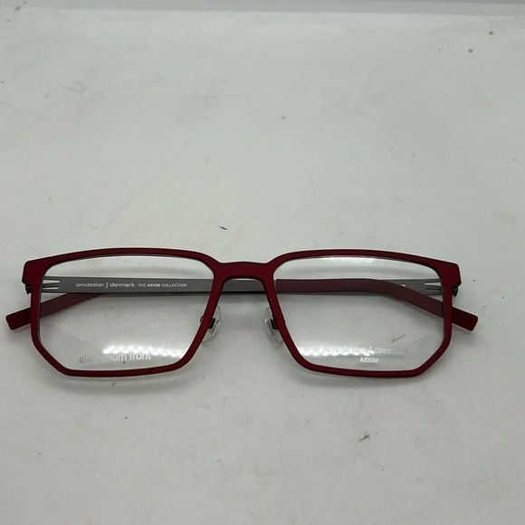 ProDesign Denmark 6936 Men’s Eyeglasses Frames Case. RXable c4031 Red Dark NWT - Picture 8 of 10